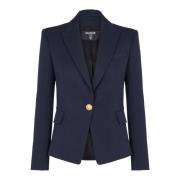 Enkeltknappet ullblazer