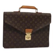 Pre-owned Canvas briefcases