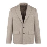 Klassisk Herringbone Blazer Yttertøy