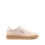 Beige Semsket Panel Sneakers