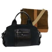 Pre-owned Suede handbags