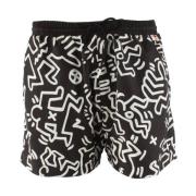 Keith Haring Svømmeshorts Svart Menn