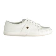 Sporty Hvite Sneakers med Ikonisk Logo