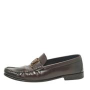 Pre-owned Leather flats