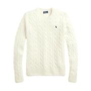 Kremfarget Polo Ralph Lauren Julianna Pullover Genser