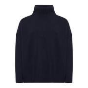 Navy Ull Turtleneck Sweater