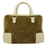 Pre-owned Suede handbags