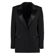 Ull Blazer med Peak Revers