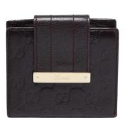 Pre-owned Leather wallets