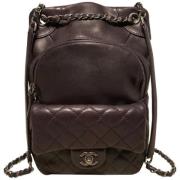 Pre-owned Leather backpacks