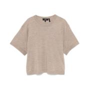 Merino Ull Crew Neck T-skjorte