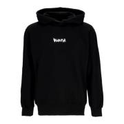 Svart Big Logo Hoodie Streetwear