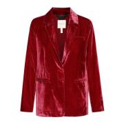 Rhythmic Red Blazer Lorettapw Jakke