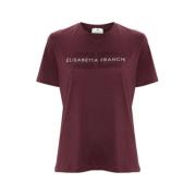 Bordeaux Genser med Logo Print