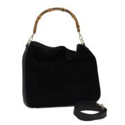 Pre-owned Suede handbags