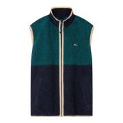 Grønn Teddy Fleece Gilet