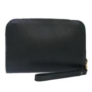 Pre-owned Leather clutches