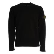 Svart Crew-Neck Strikkeplagg Aw24