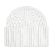 Ivory Ribbestrikket Kasjmir Beanie