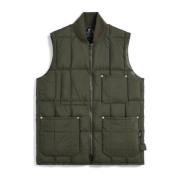 Oliven Puffer Vest