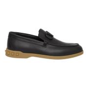 Sort Skinn Loafer med VLogo Signature