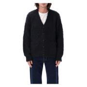 Svart Strikkegenser Cardigan Aw24