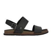 Svart Backstrap Sandal med Amalfi Vibes