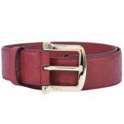 Pre-owned Leather belts