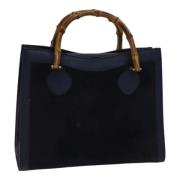 Pre-owned Suede handbags