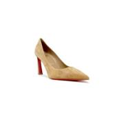 Brune Semskede Pumps Elegant Stil