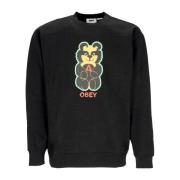 Premium Bear Icon Crewneck Sweatshirt Svart