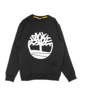 Kjerne Logo Crewneck Sweatshirt Svart/Hvit