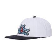 Svart Flat Skygge Snapback Lue