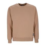 Brodert Crewneck Sweatshirt Kamel