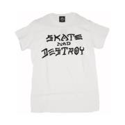 Skate Destroy Grafisk T-skjorte