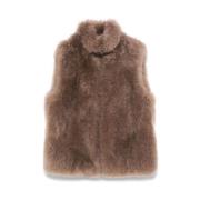 Shearling Polstret Glidelås Vest