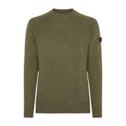 Myk ullblandet crew-neck genser