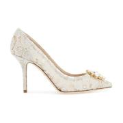 Charmant Blonder Krystall Blomst Pumps