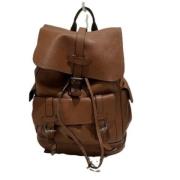 Pre-owned Leather backpacks