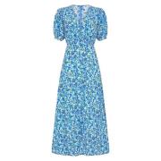 Blue Faithfull The Brand Bellavista Midi Dress Kjole Og Skjørt