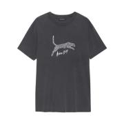 Leopardmønstret Walker Tee