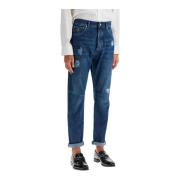 Slitte denim fritidsfit jeans