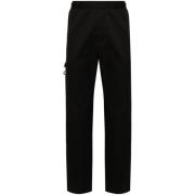 Sort Gabardine Joggingbukse