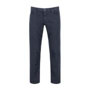 Klassiske Marine Stretch Jeans for Menn