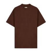 Brodert crew neck t-skjorte regular fit