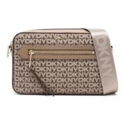 Casual Beige Crossbody Veske