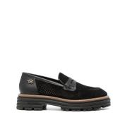 Svart Elegant Lukket Mokkasin Loafers