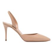 Elegant Beige Høye Hæler Pumps