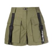 Casual Grønn Bomull Nylon Shorts