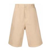 Casual Brun Bomull Bermuda Shorts